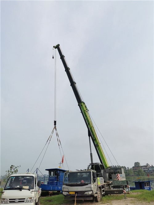 松原市桥梁建设吊装案例